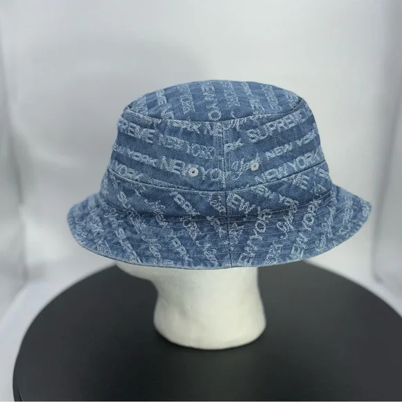Supreme New York Denim Crusher Bucket Hat